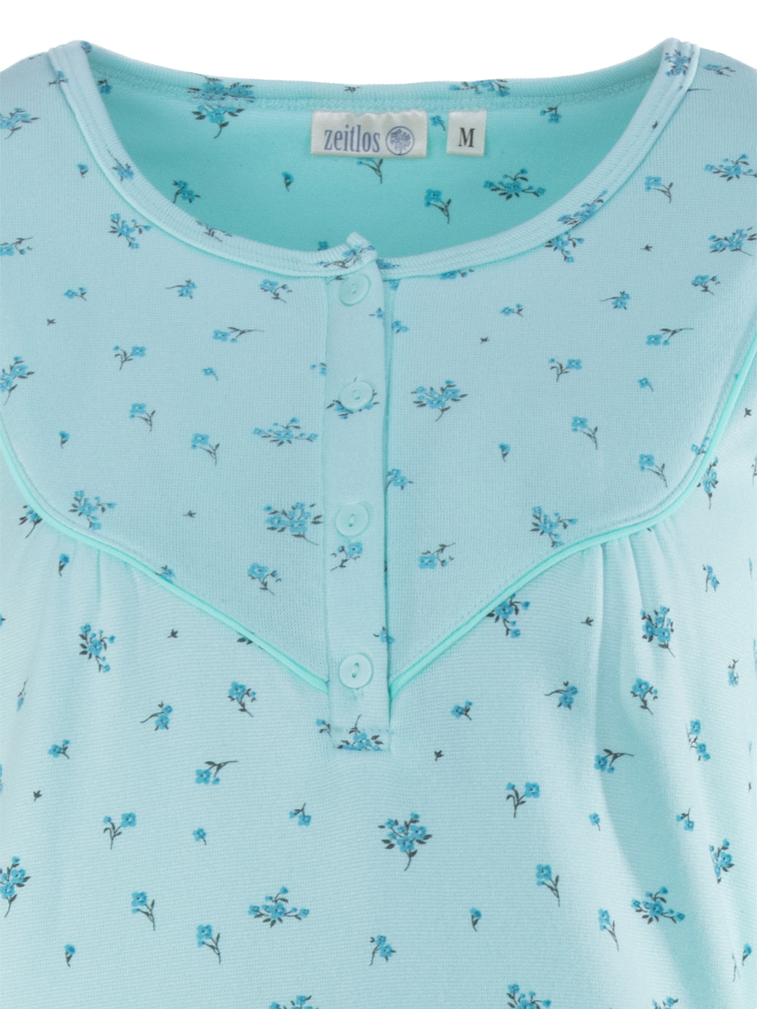 Thermo Nachthemd - Zarten Blüten