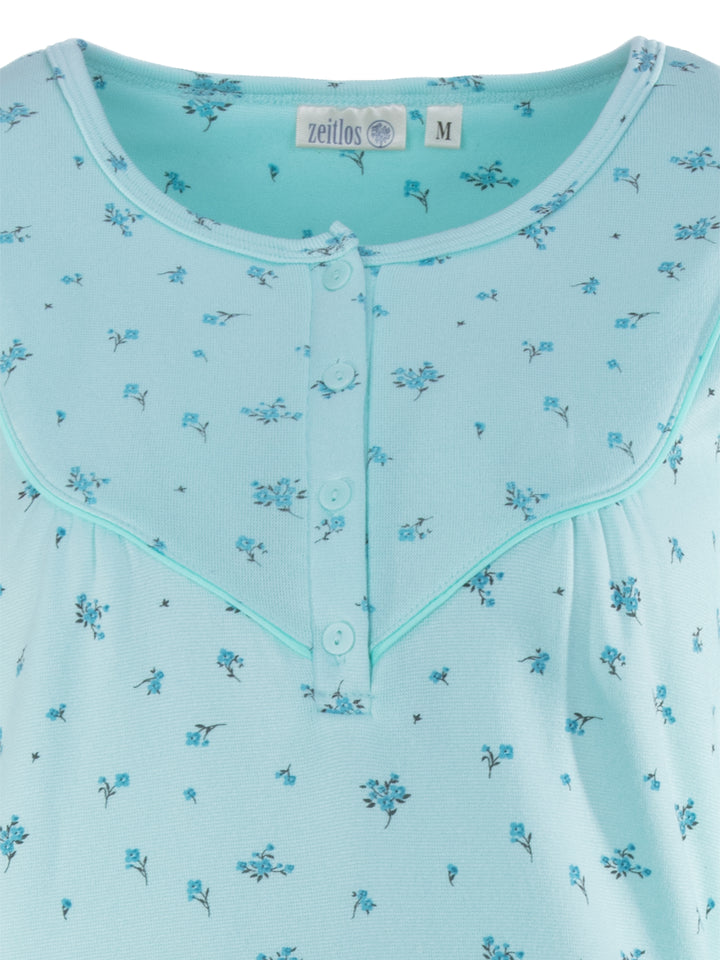 Thermo Nachthemd - Zarten Blüten