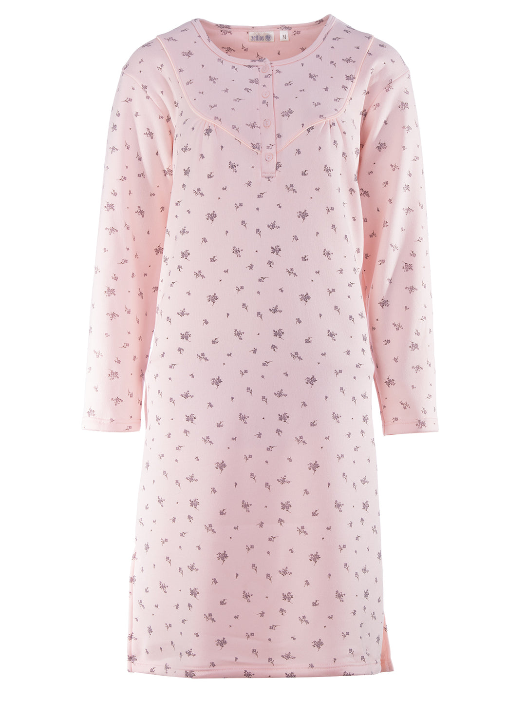 Thermo Nachthemd - Zarten Blüten