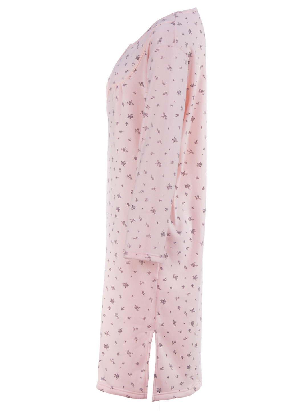 Thermo Nachthemd - Zarten Blüten
