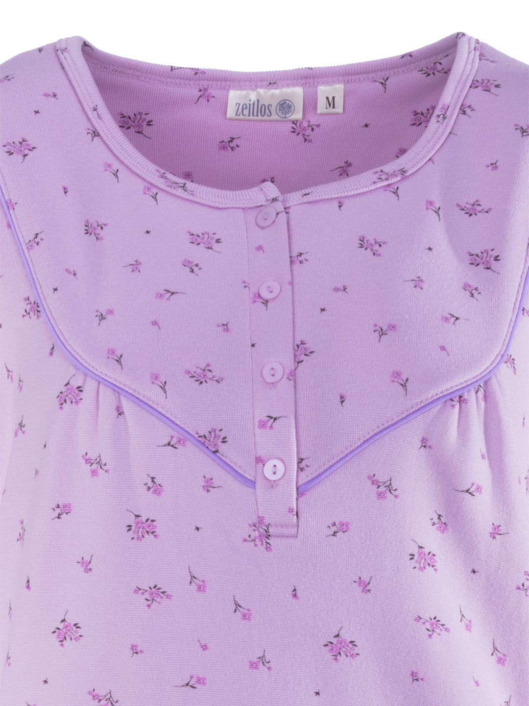 Thermo Nachthemd - Zarten Blüten