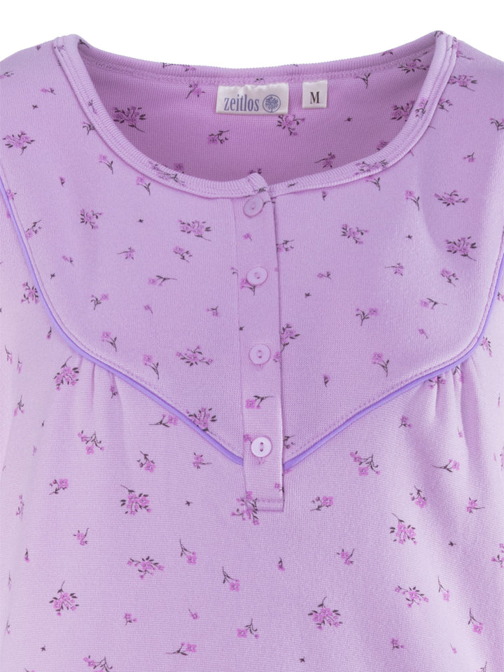 Thermo Nachthemd - Zarten Blüten