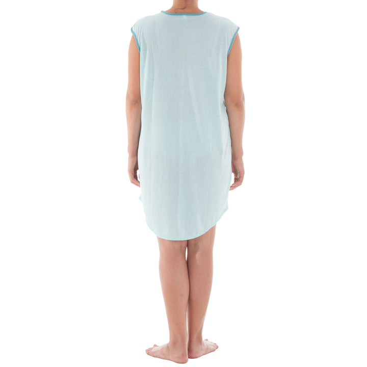 Sleeveless Nightgown - Anchor Striped