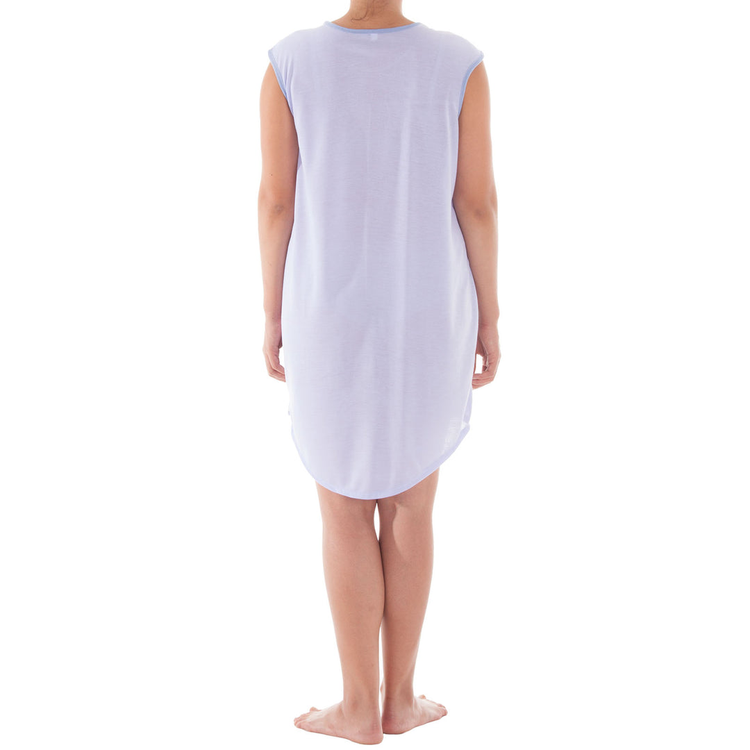 Sleeveless Nightgown - Anchor Striped