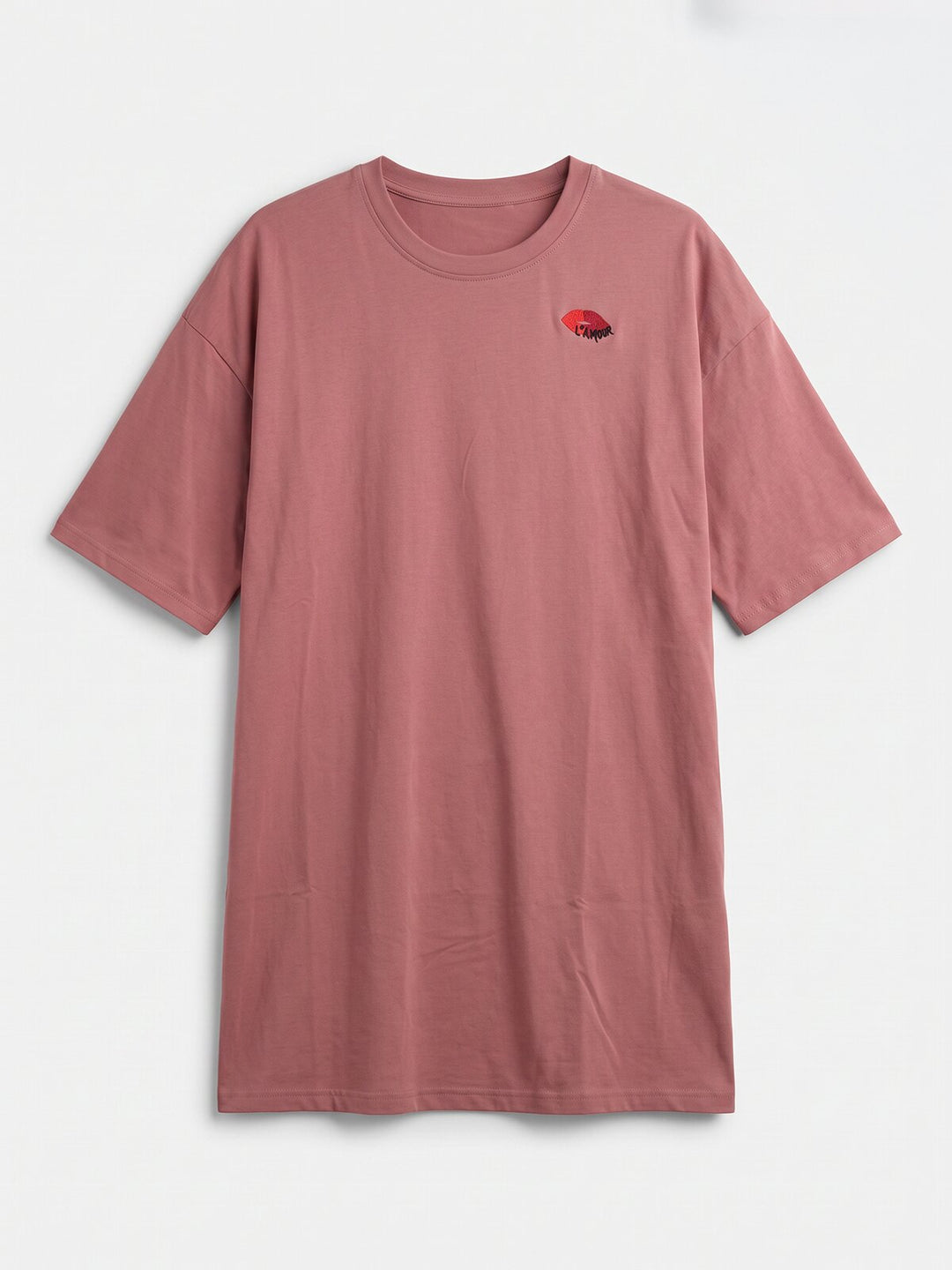 Oversized Schlafshirt - Awa 1/2 Arm mit Stickerei