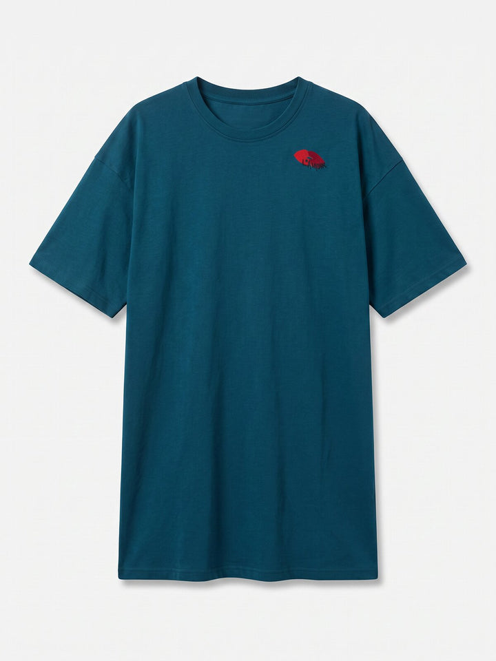 Oversized Schlafshirt - Awa 1/2 Arm mit Stickerei