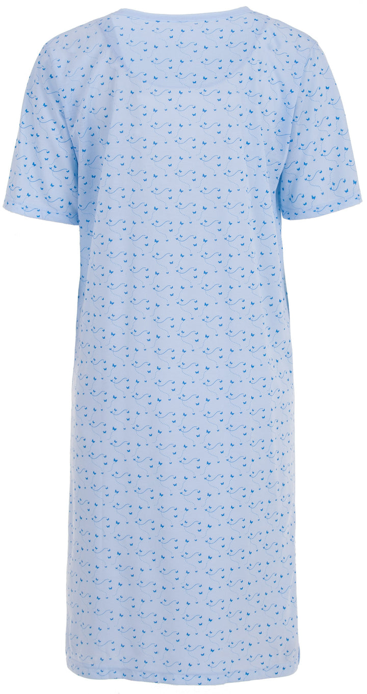 Nightgown short sleeve - butterfly