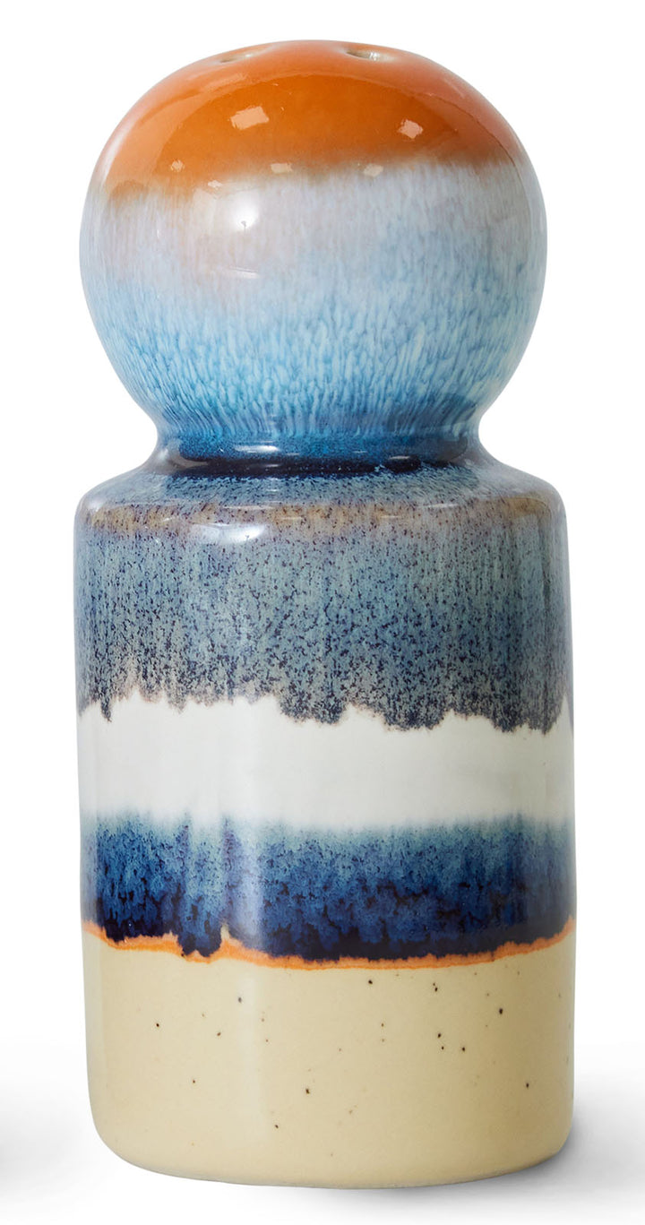 70s ceramics: Pfeffer- und Salzstreuer Stargaze