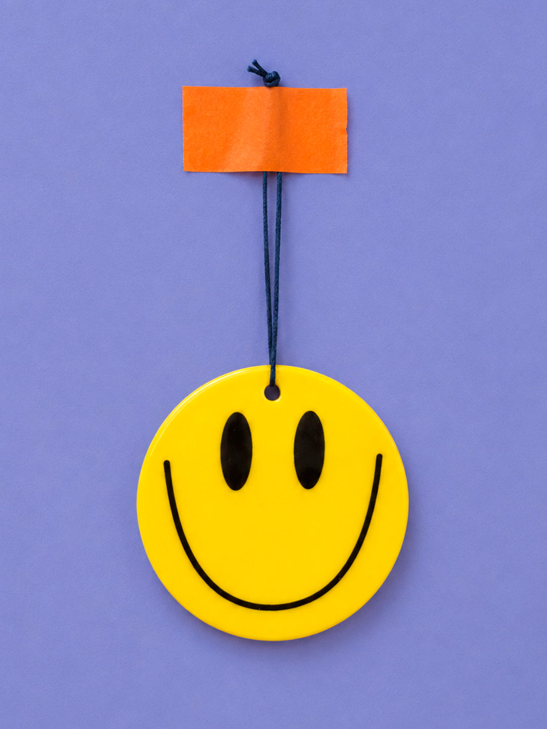 Keramikanhänger Smiley Gelb