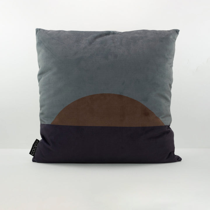 Cushion cover Sunset Velvet Anthracite