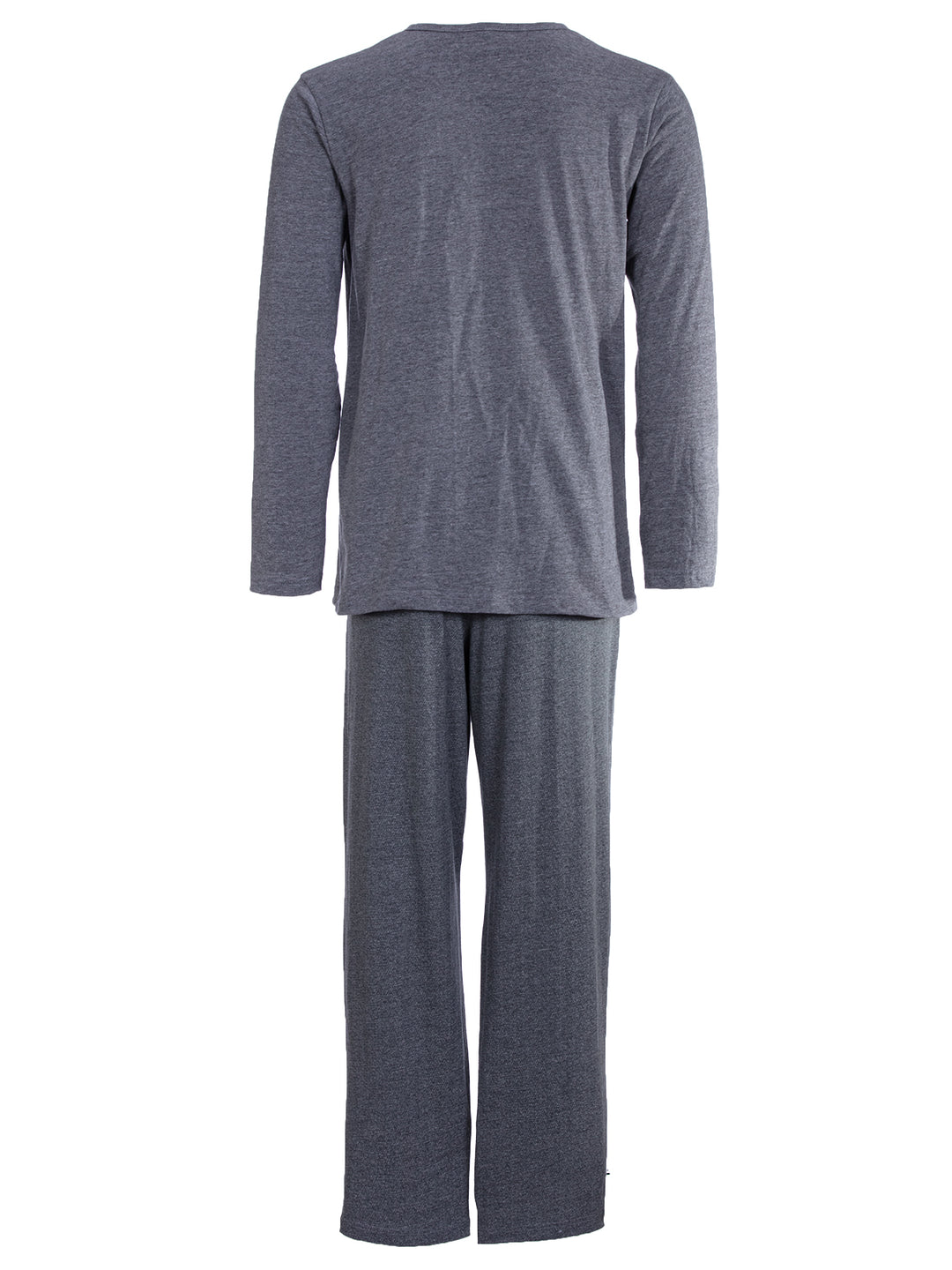 Pyjama Set Langarm - Carlo Henley Fein-Muster-Hose Brusttasche
