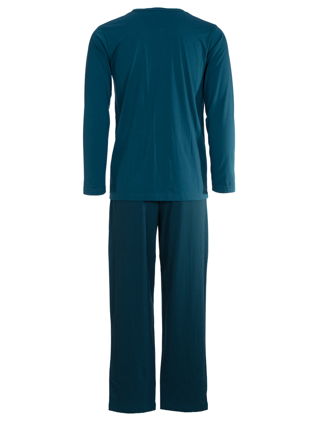 Pyjama Set Langarm - Carlo Henley Fein-Muster-Hose Brusttasche