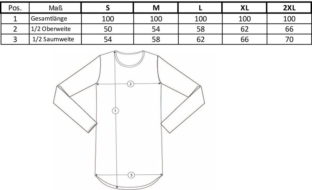 Nightgown long sleeve - eye
