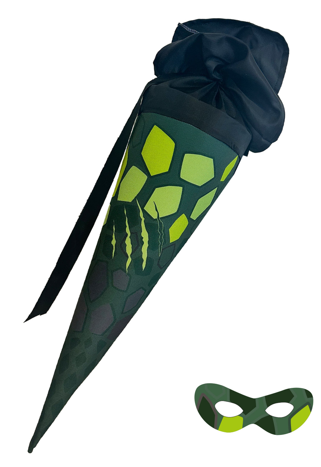 Schultüte Dino Nr. 5 mit Superheldenmaske
