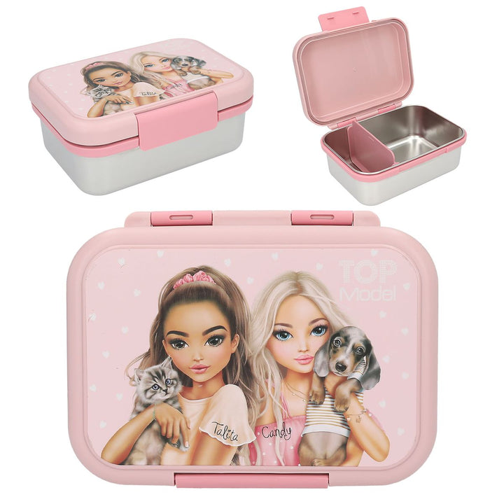 TOPModel Stainless Steel Lunch Box Dog and Cat