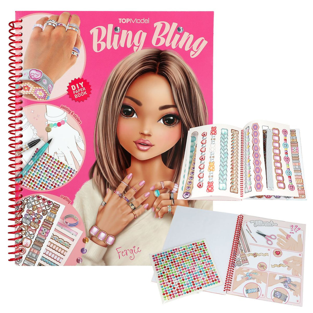 TOPModel Malbuch Create your Bling Bling Schmuck