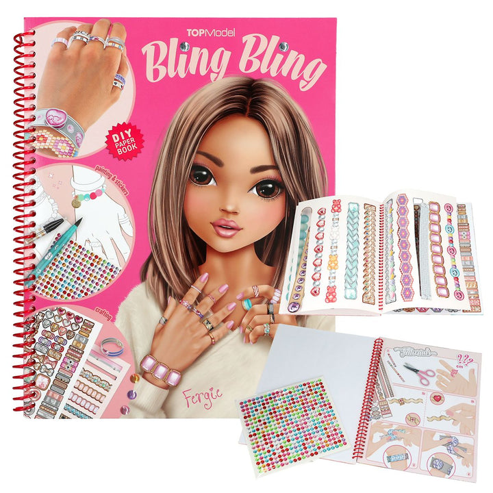 TOPModel Malbuch Create your Bling Bling Schmuck