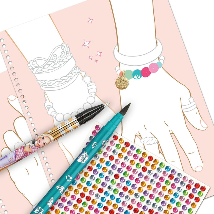TOPModel Malbuch Create your Bling Bling Schmuck
