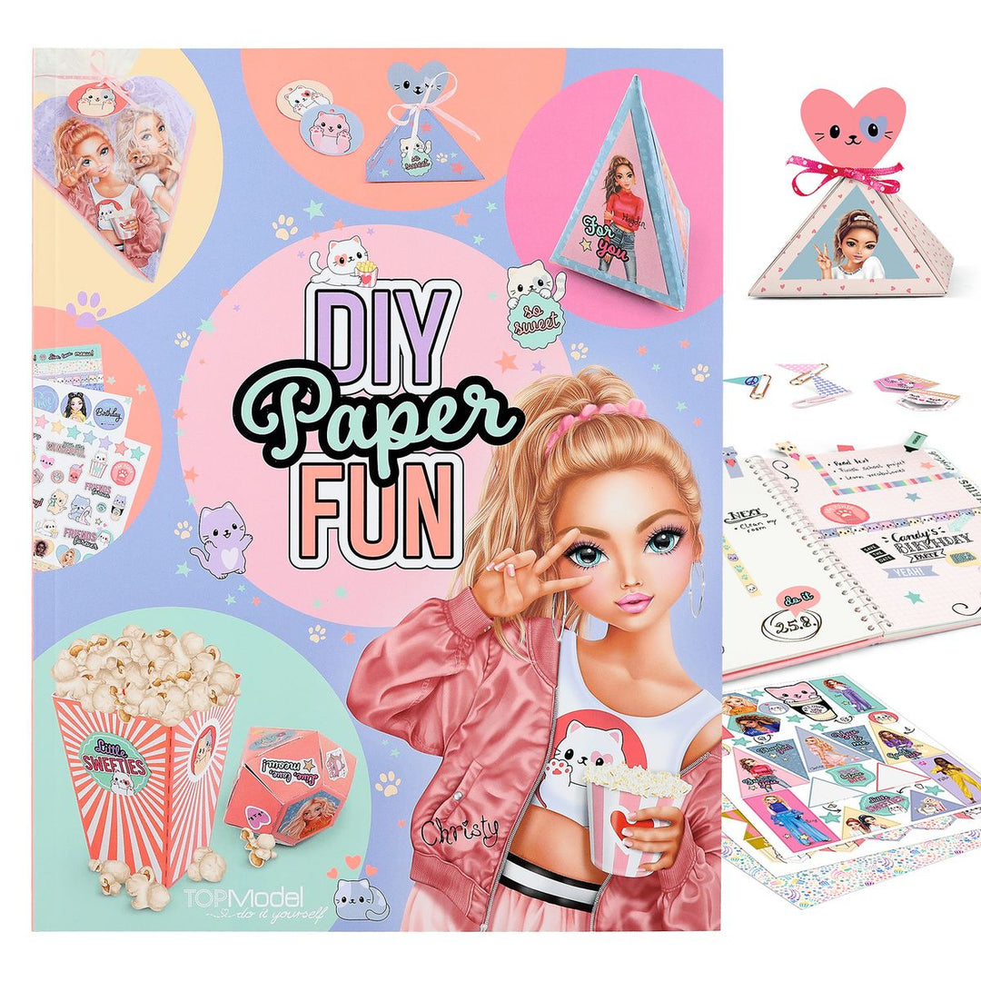 TOPModel Bastelbuch DIY Paper FUN CUTIE STAR