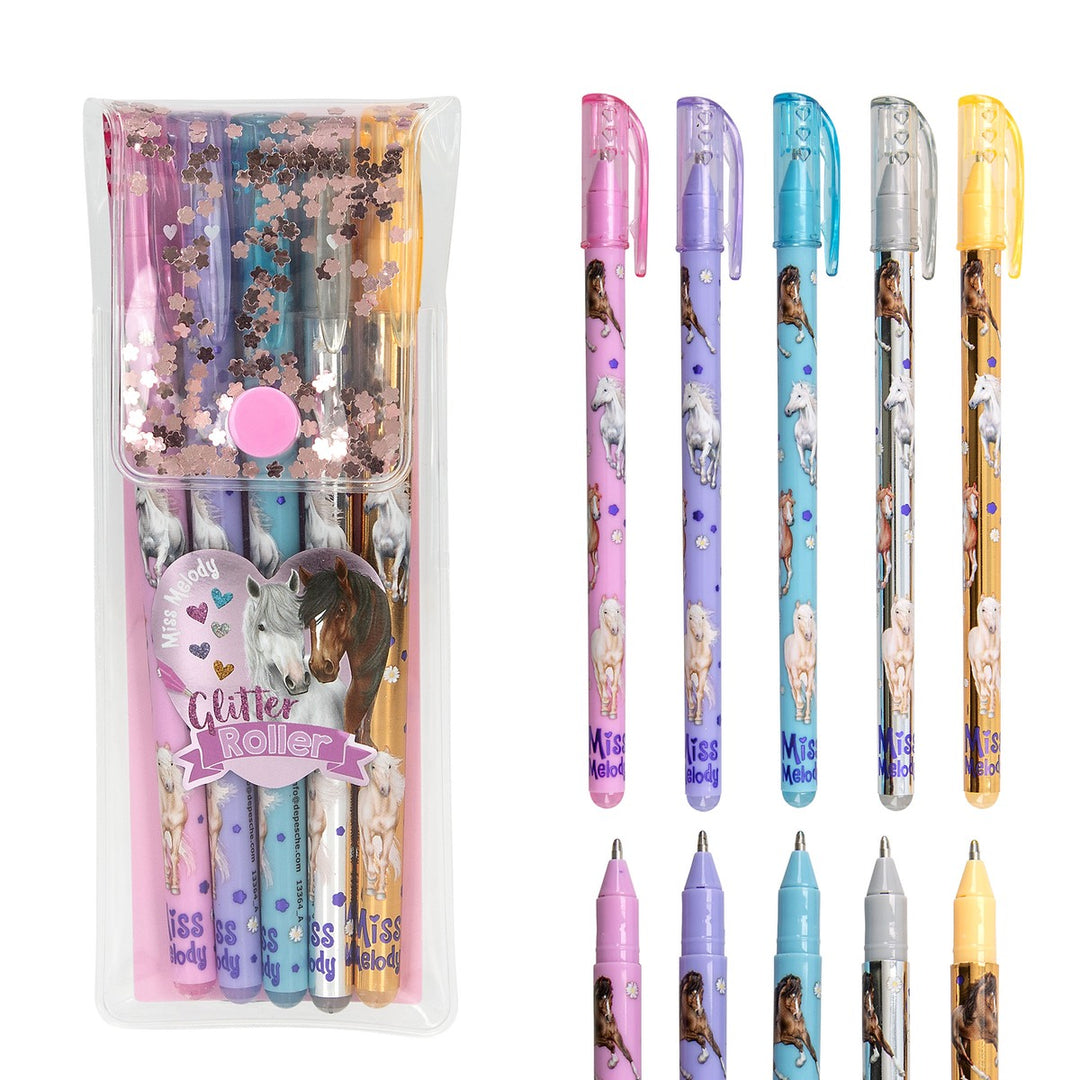 Miss Melody Glitter Rollerball Pen