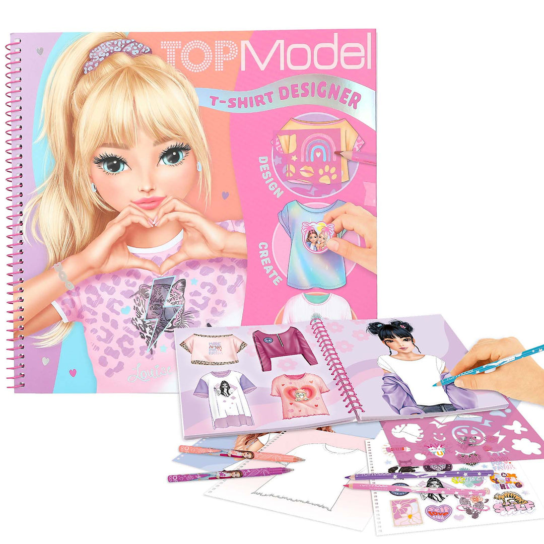 TOPModel Malbuch T-Shirt Designer