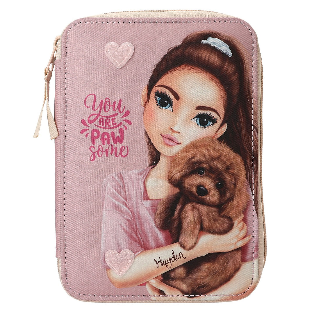 TOPModel Basic Duo Pencil Case Dog KITTY and DOGGY