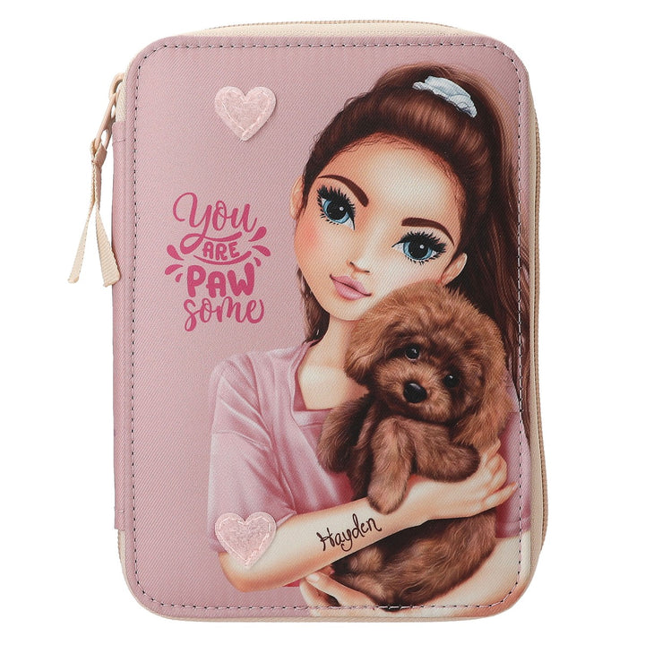 TOPModel Basic Duo Pencil Case Dog KITTY and DOGGY