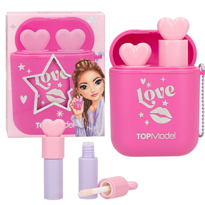 TOPModel Lipgloss Set Beauty And Me im Kopfhörer Case