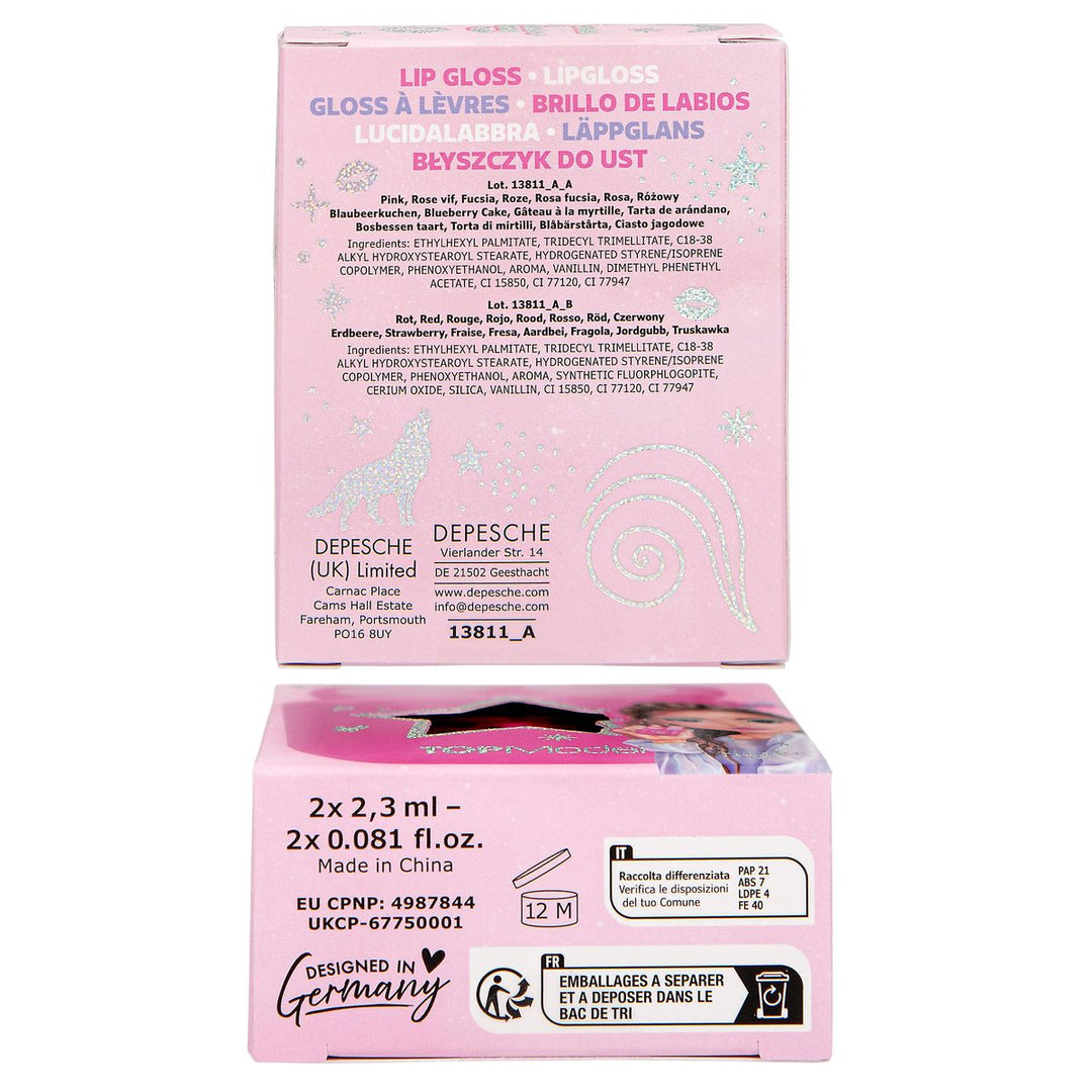 TOPModel Lipgloss Set Beauty And Me im Kopfhörer Case