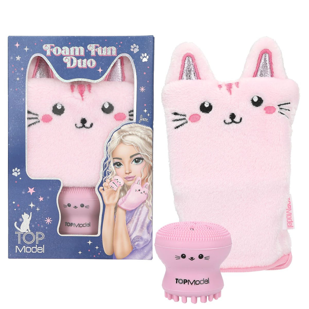 TOPModel Foam Fun Duo Beauty And Me Wash Glove &amp; Face Sponge
