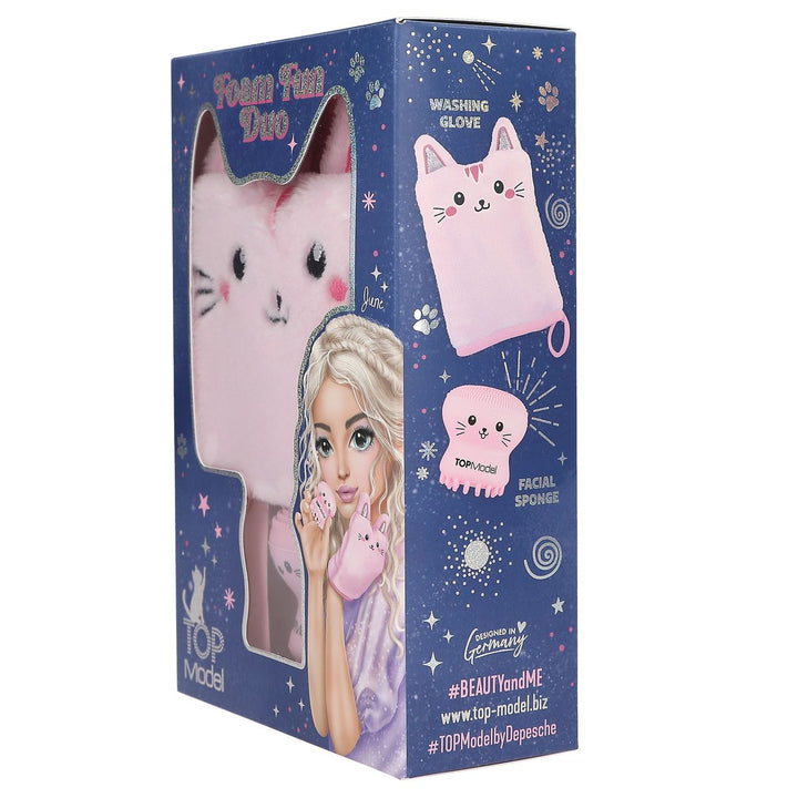 TOPModel Foam Fun Duo Beauty And Me Wash Glove &amp; Face Sponge