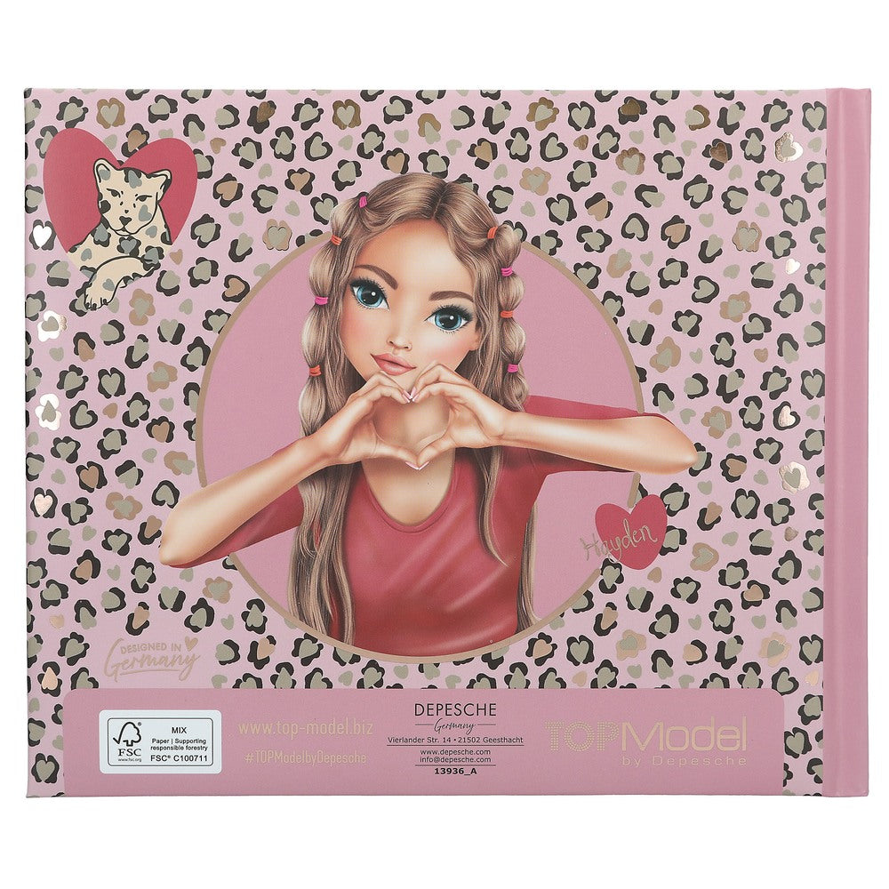 TOPModel Freundebuch Leoheart