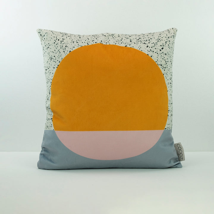 Cushion cover Sunset Velvet Egg yolk