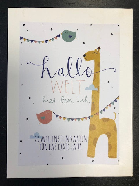 Milestone cards - the first year