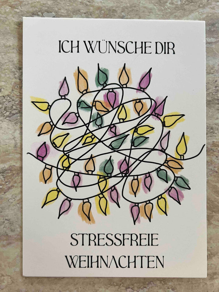 TrueStudio Weihnachtskarte- Stressfrei