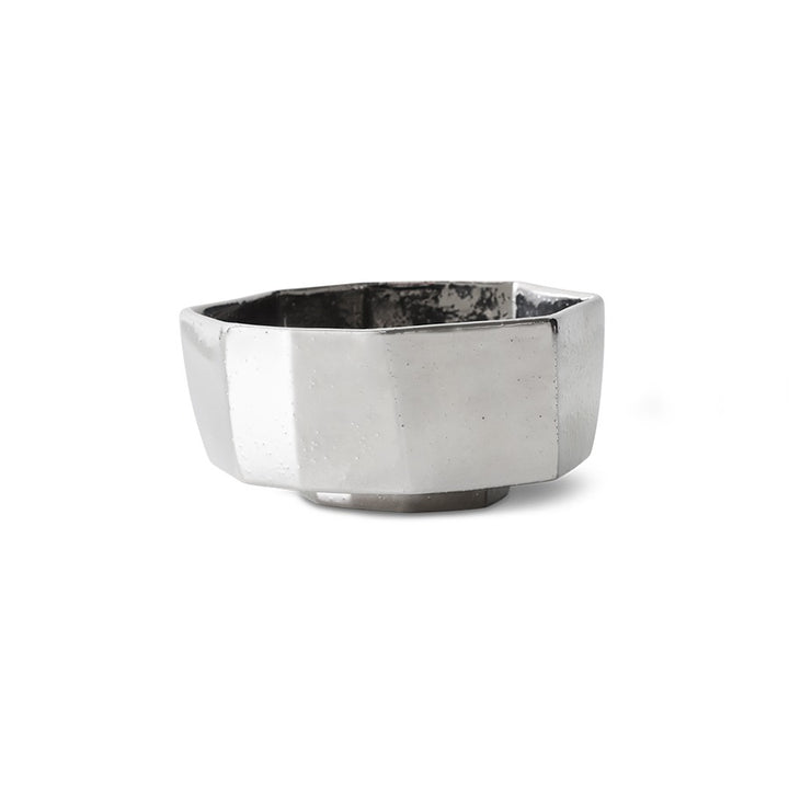 Chrome Bowl Mid – Keramikschale mit Chromglasur, mittelgroß