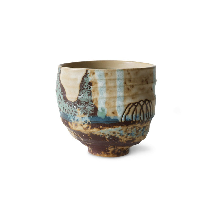 Artist Ceramics Kaffeetassen 4er Set – 4 Steinzeug-Unikate