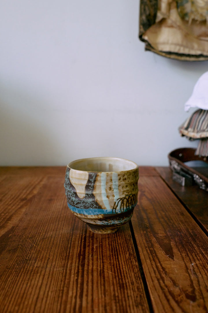 Artist Ceramics Kaffeetassen 4er Set – 4 Steinzeug-Unikate