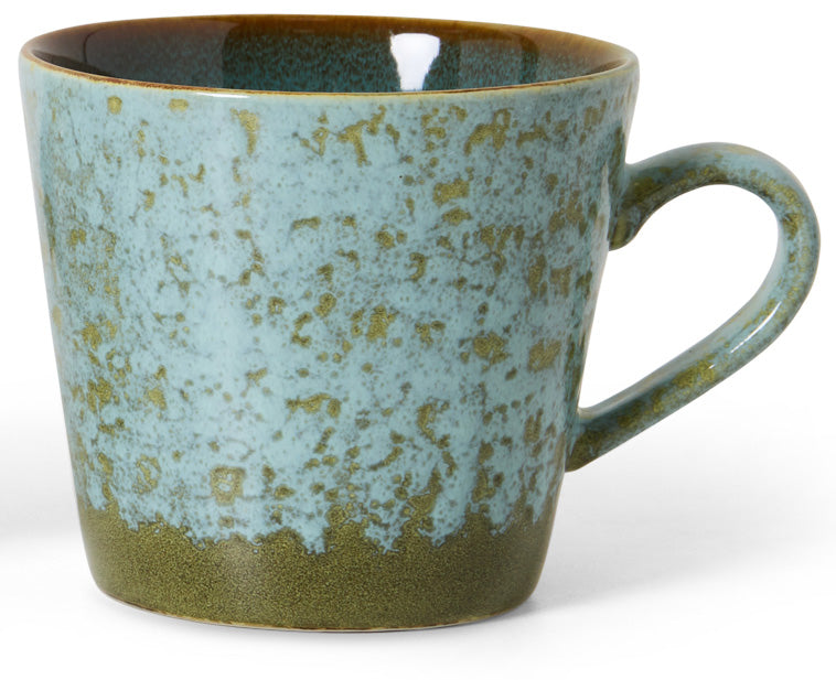 70s ceramics: Cappuccino-Tassen dada