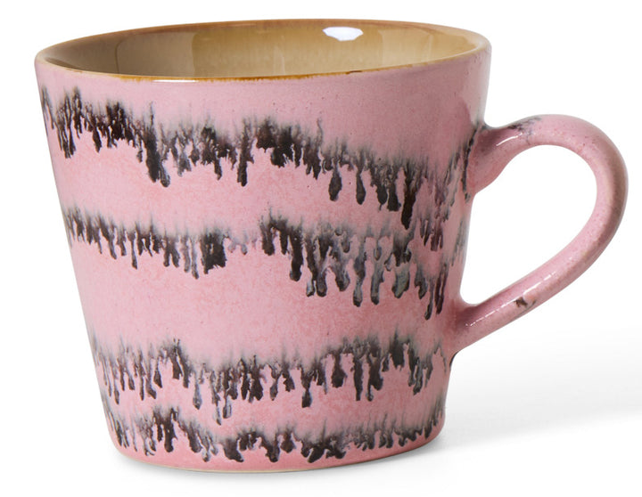 70s ceramics: Cappuccino-Tassen dada