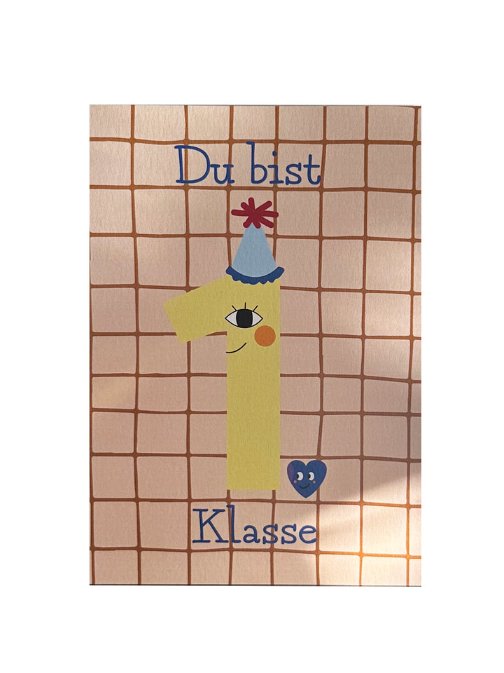 coopz Einschulungskarte- Du bist 1. Klasse