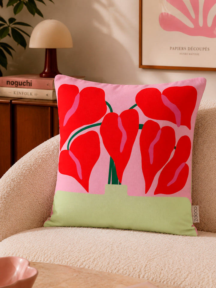 Kissenbezug Flamingo-Blume