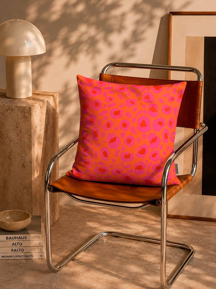 Leo Kissenbezug Orange Pink