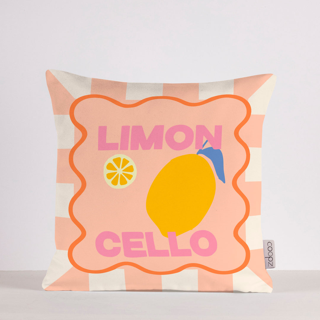 Kissenbezug Limocello peach