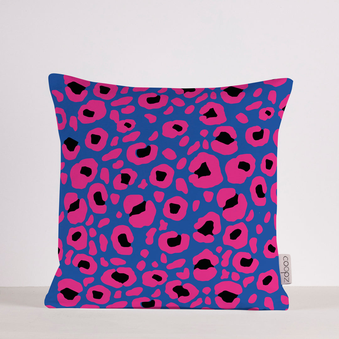 Leo Kissenbezug Pink Blau