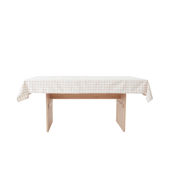 Grid tablecloth 260x140cm