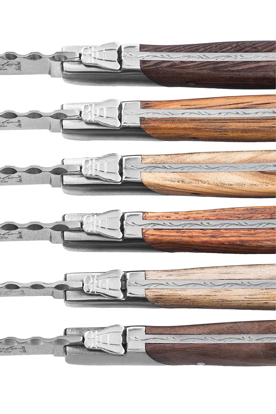 Luxury Line Steakmesser Verschiedene Holzarten