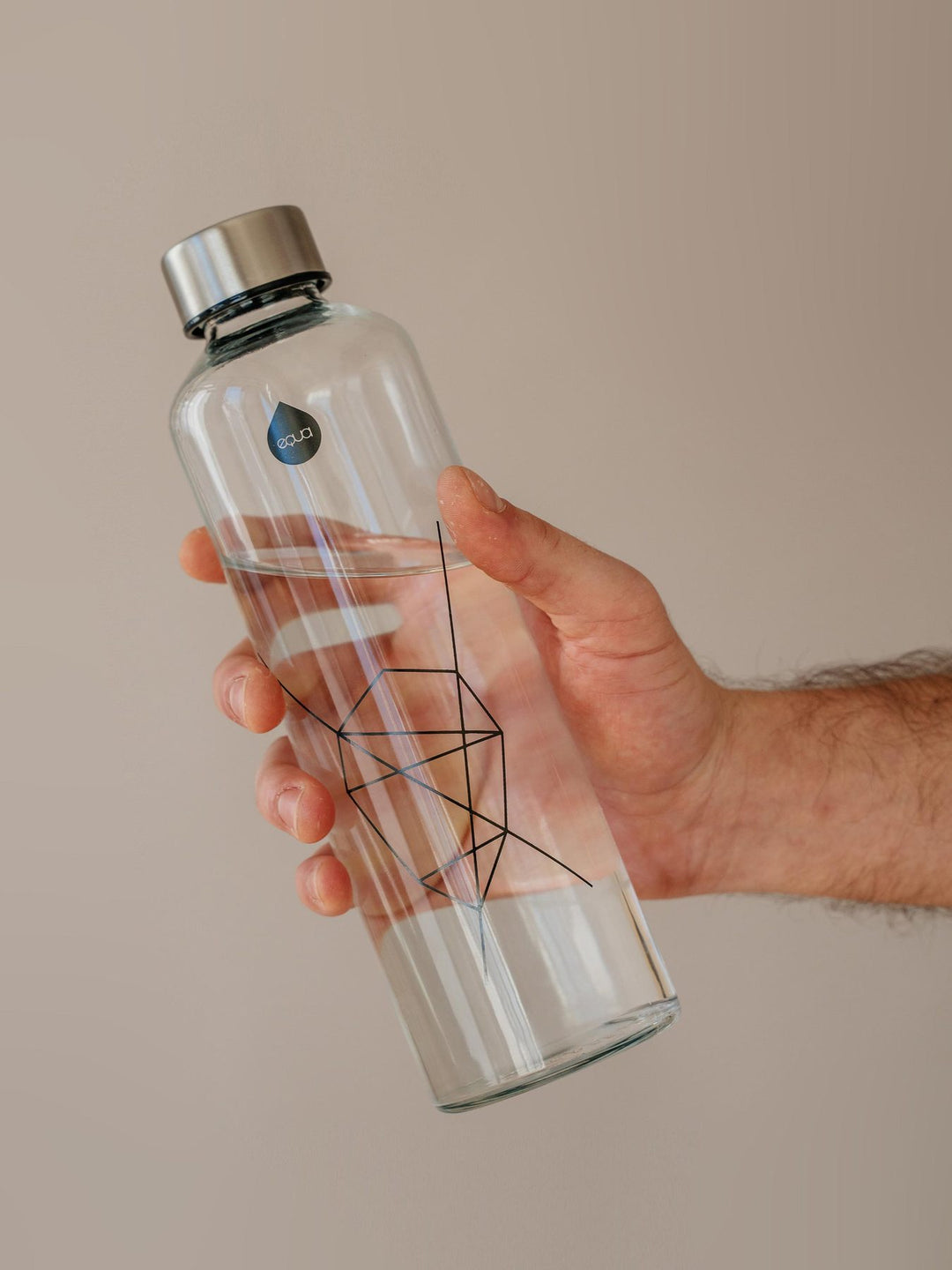 Mismatch glass bottle plain 750ml