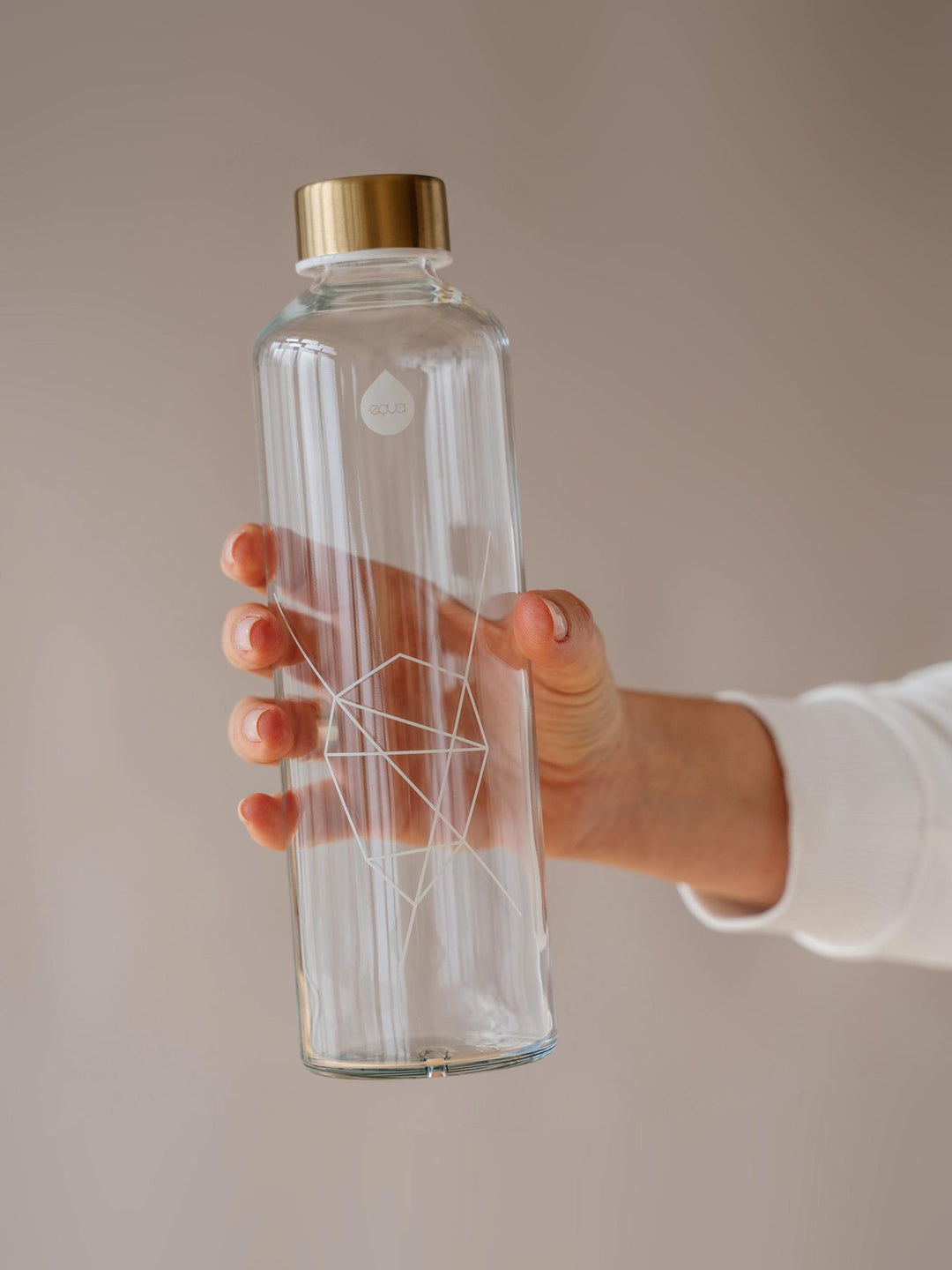 Mismatch glass bottle plain 750ml