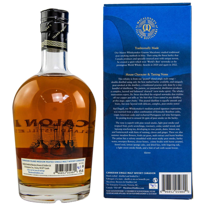 Macaloney Medium Peated – Siol Dugall Canadian Single Malt